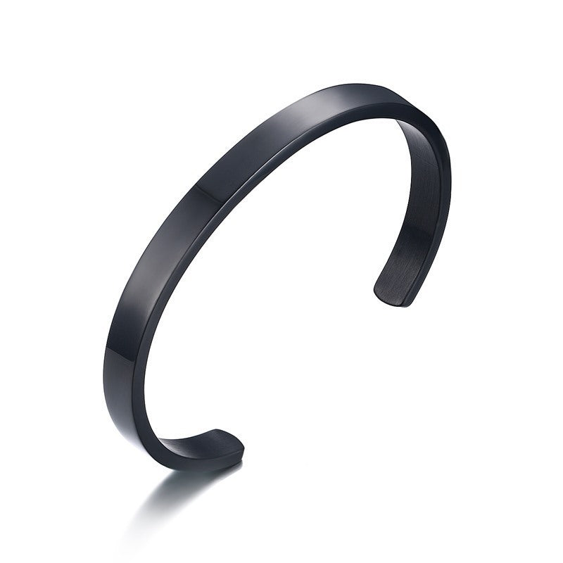 Edge Cuff - black cuff, front view