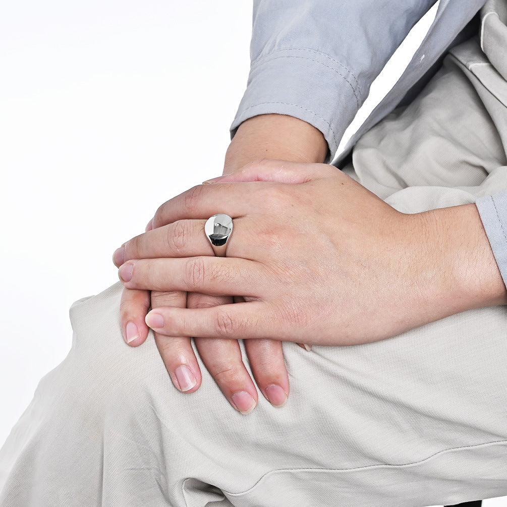 Plain Signet - worn on hand