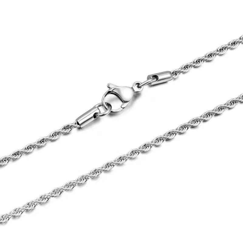 Rope Chain - clasp and rope link close-up
