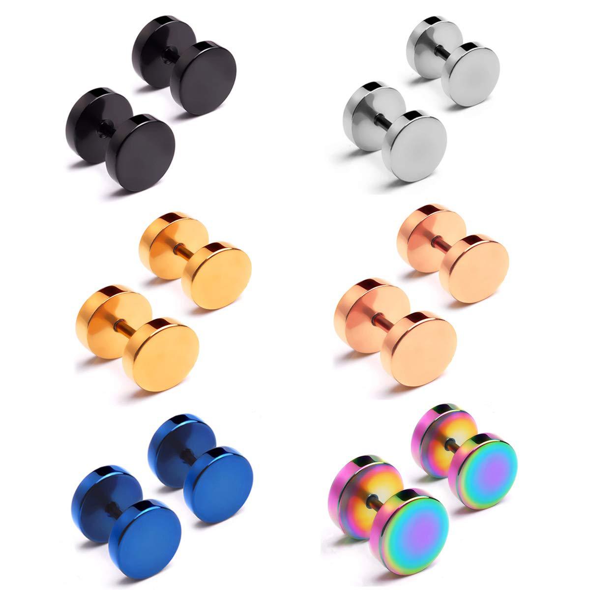 Dumbbell Studs - dumbbell studs in six finishes