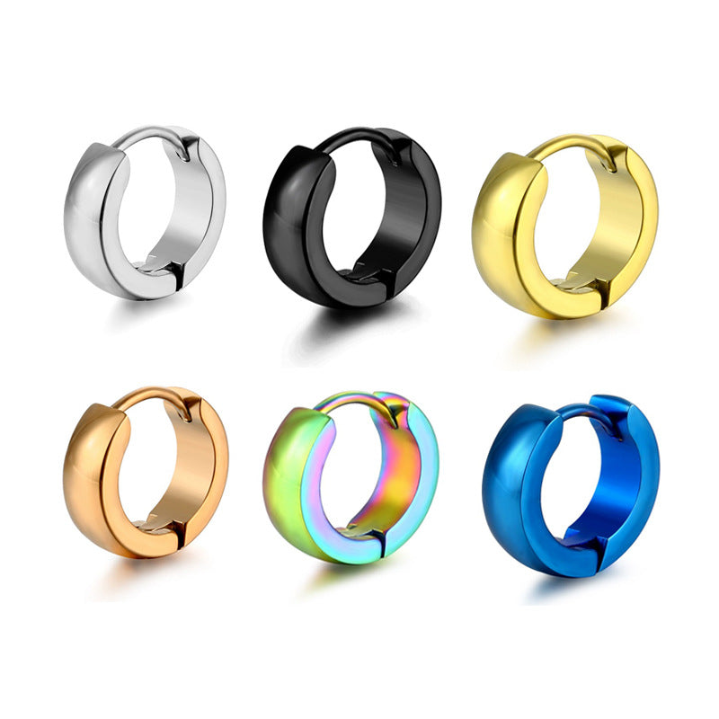 Polished Huggies - huggie earrings in six finishes