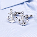 Nautical Anchor Cufflinks in Presentation Box